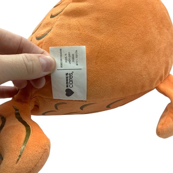 Kohls Cares The Fish with the Deep Sea Smile Stuffed Animal Toy 12" Orange Book - Picture 6 of 8